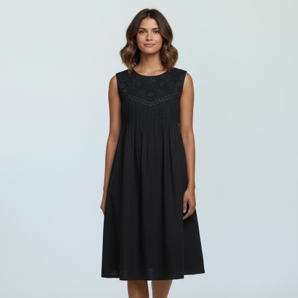 LAZYBONES  - MEDIUM - 100% ORGANIC COTTON - GRAY/BLUE COLOR‎ - A-LINE STYLE B14
